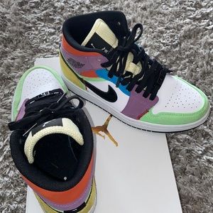 Women’s Air Jordan 1s multi color